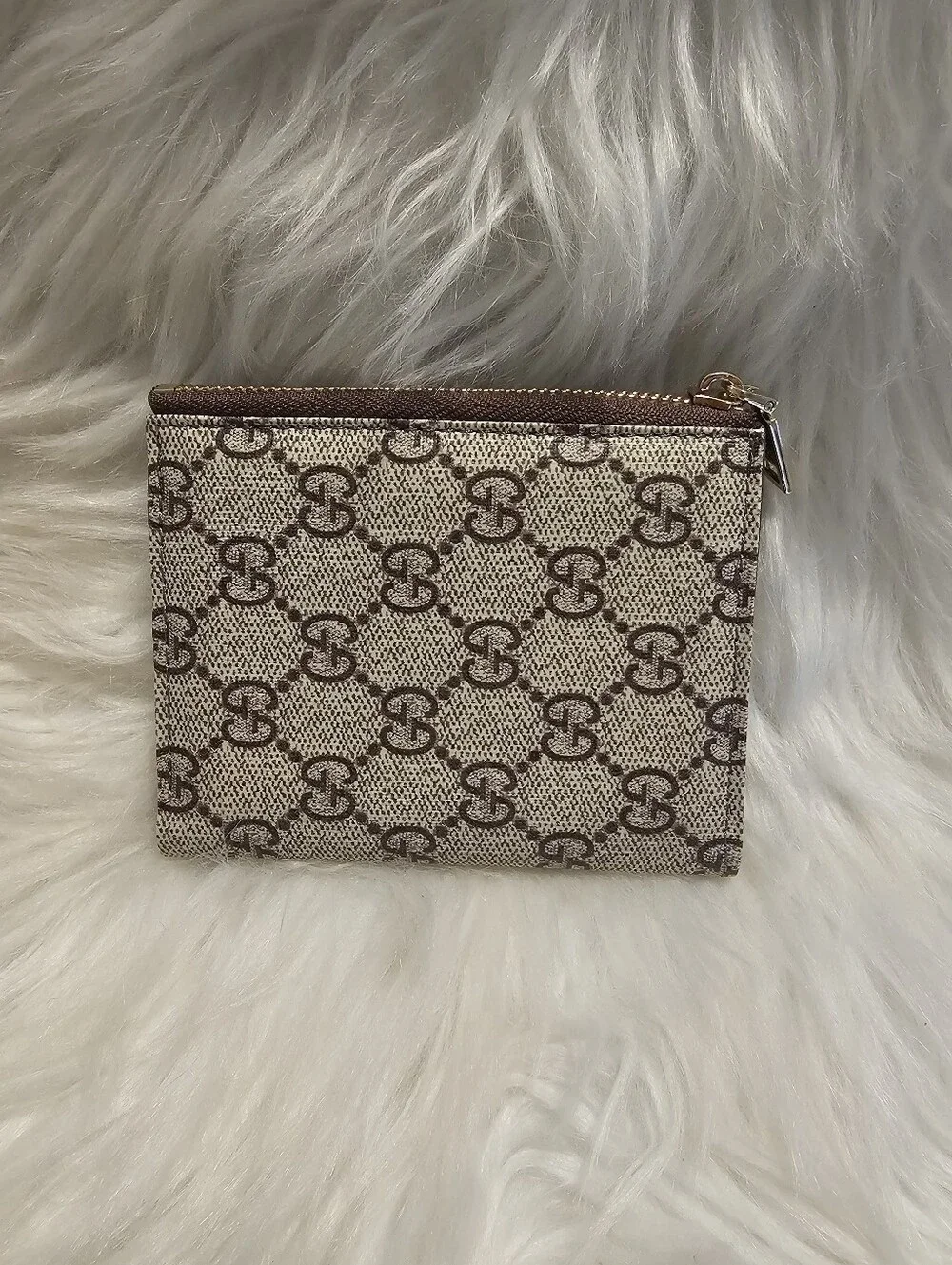 Slim Short Wallet With Zip Coin And Card Holder
